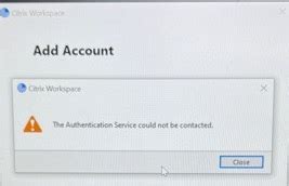 I am using Windows Authentication Mode for my WebService. . Citrix authentication service access is denied